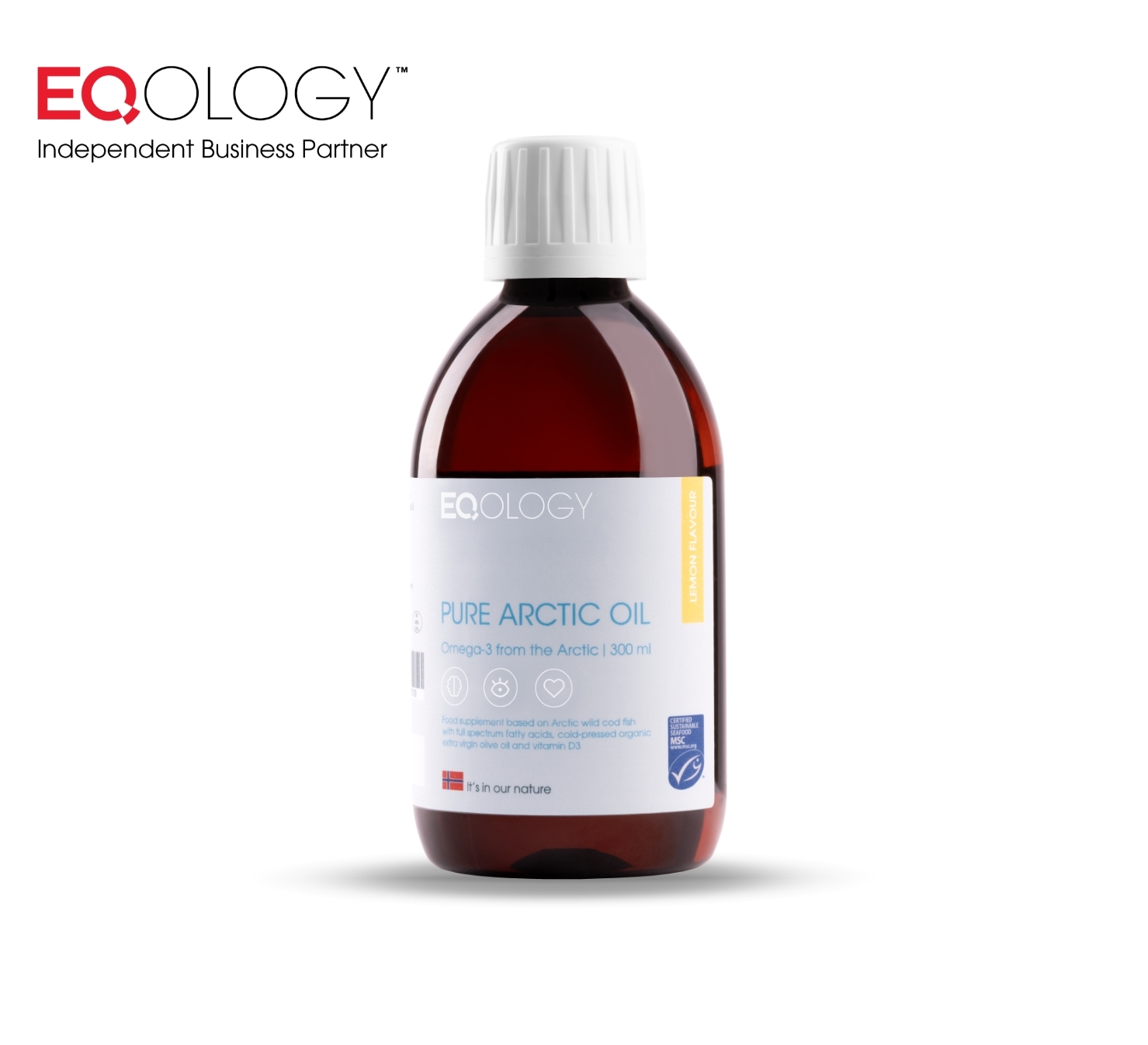 Eqology Pure Arctic Oil Omega-3 Lemon Flavor